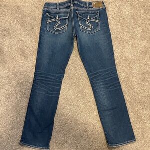 Silver Berkely Flap Jean